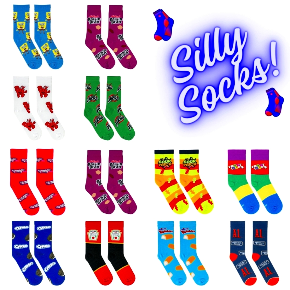 Crazy Silly Novelty Themed Socks